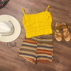 J. Crew sunshine yellow smock tank sz XXS NWT